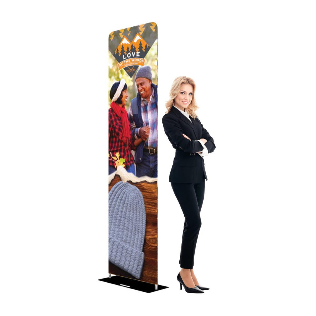 One Choice 2ft Double Sided Fabric Display - TradeShowPlus