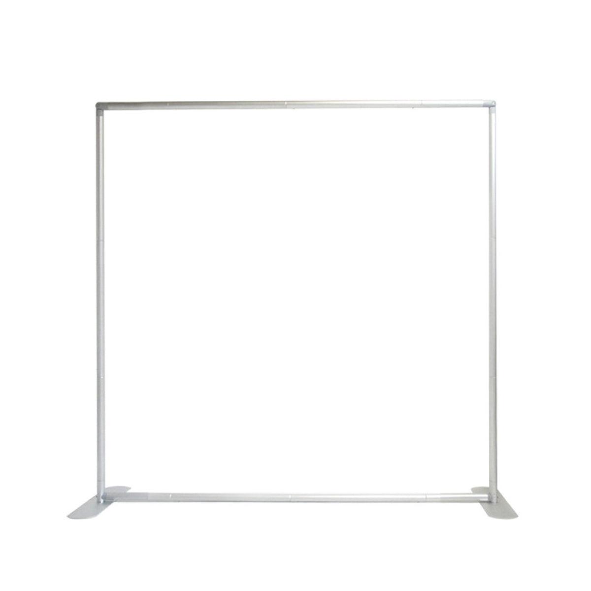 8ft single-sided fabric display frame for trade shows and exhibitions with a lightweight metal structure
