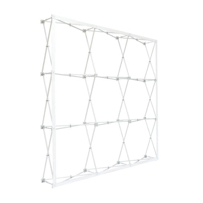 8ft pop-up frame display for trade shows and exhibitions, lightweight portable backdrop structure