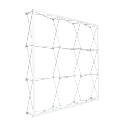 8ft pop-up frame display for trade shows and exhibitions, lightweight portable backdrop structure