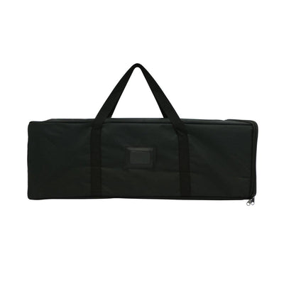 Compact carrying case with handles for trade show and exhibition display equipment