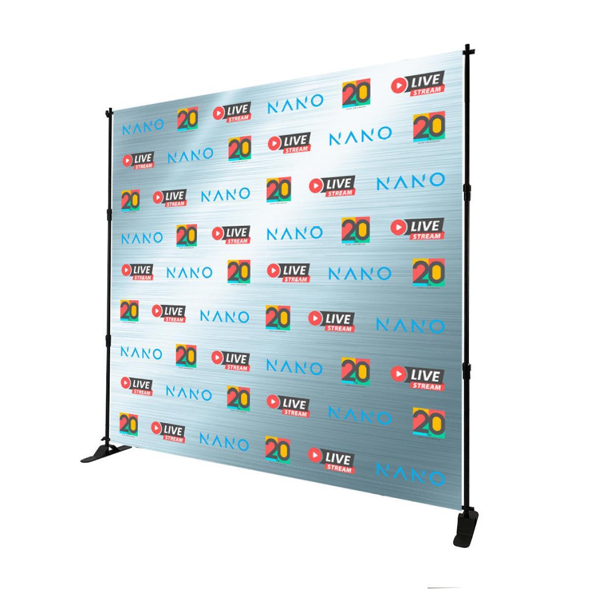 One Choice 8ft Slider Backwall Display - TradeShowPlus