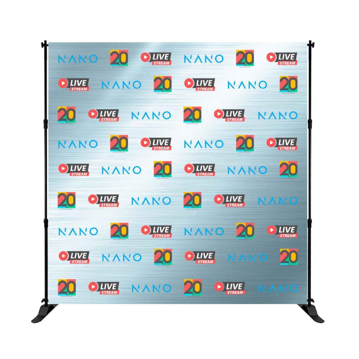 One Choice 8ft Slider Backwall Display - TradeShowPlus