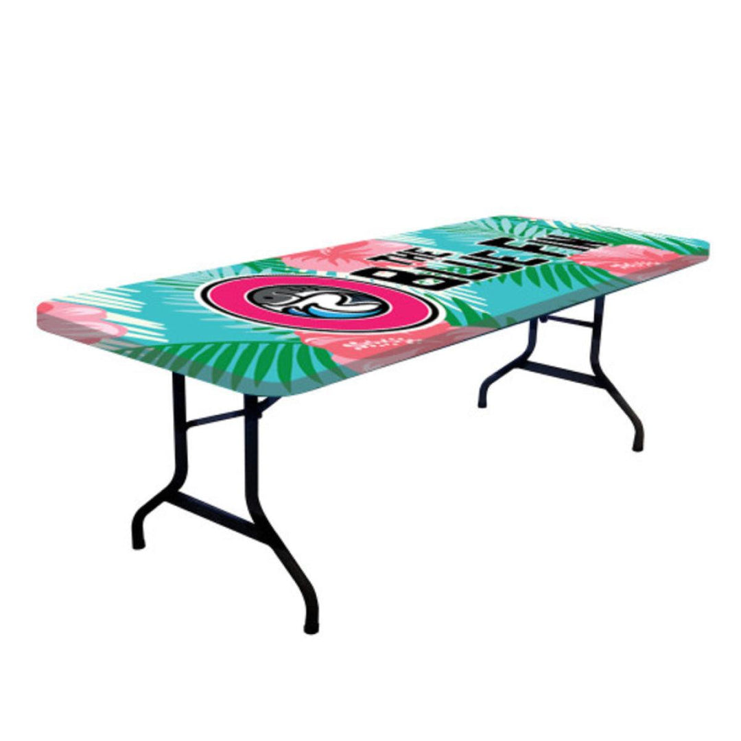One Choice 8ft Stretch Table Topper - TradeShowPlus