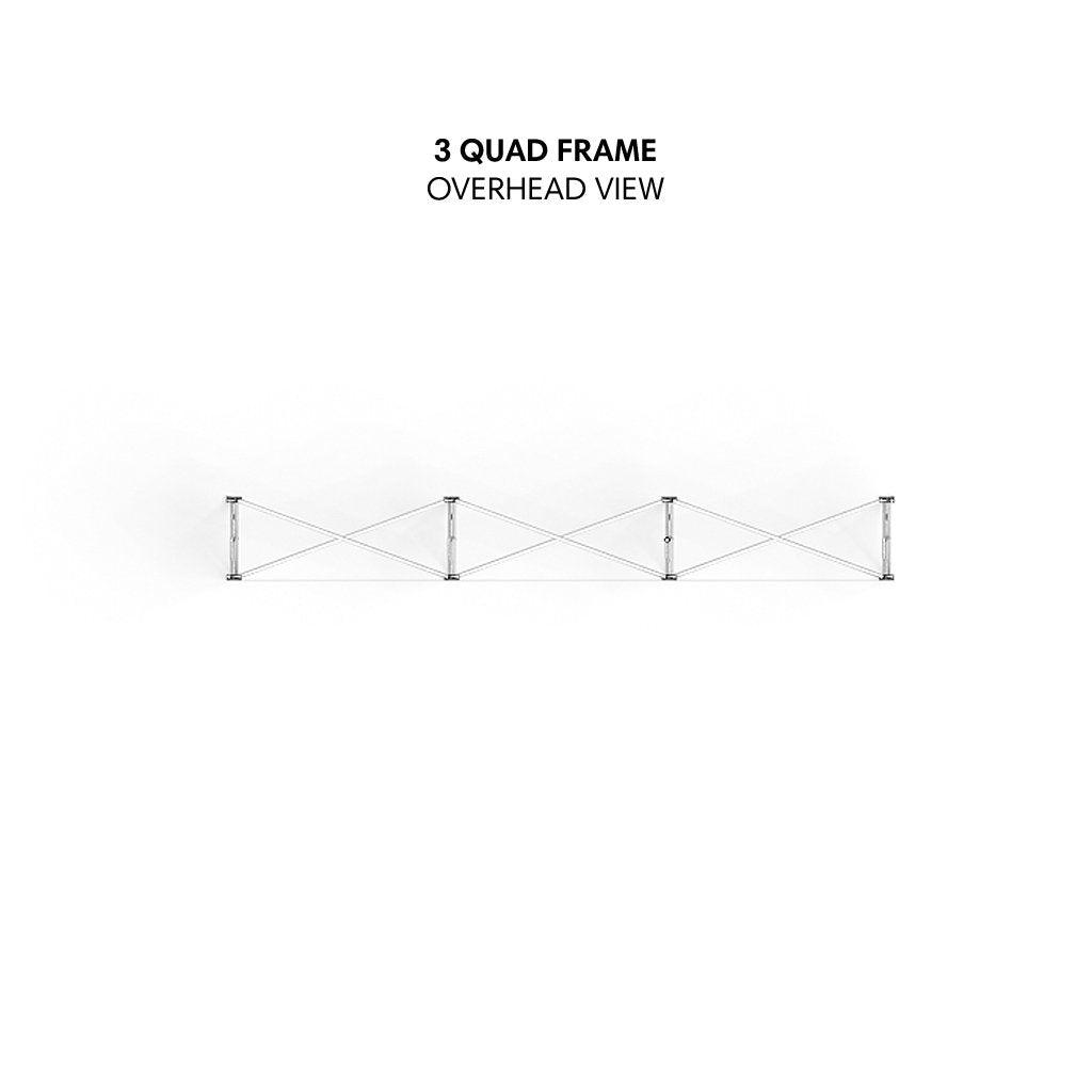 OneFabric 7.5ft Straight Tabletop Display - TradeShowPlus