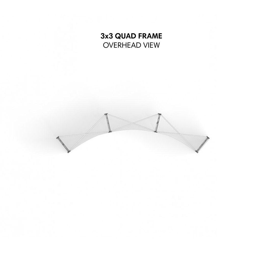 OneFabric 8ft Curved Display - TradeShowPlus