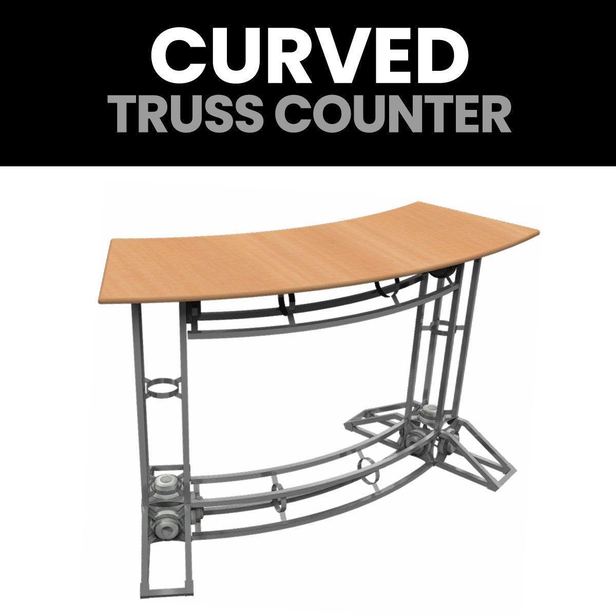 Orbital Curve Truss Counter - TradeShowPlus