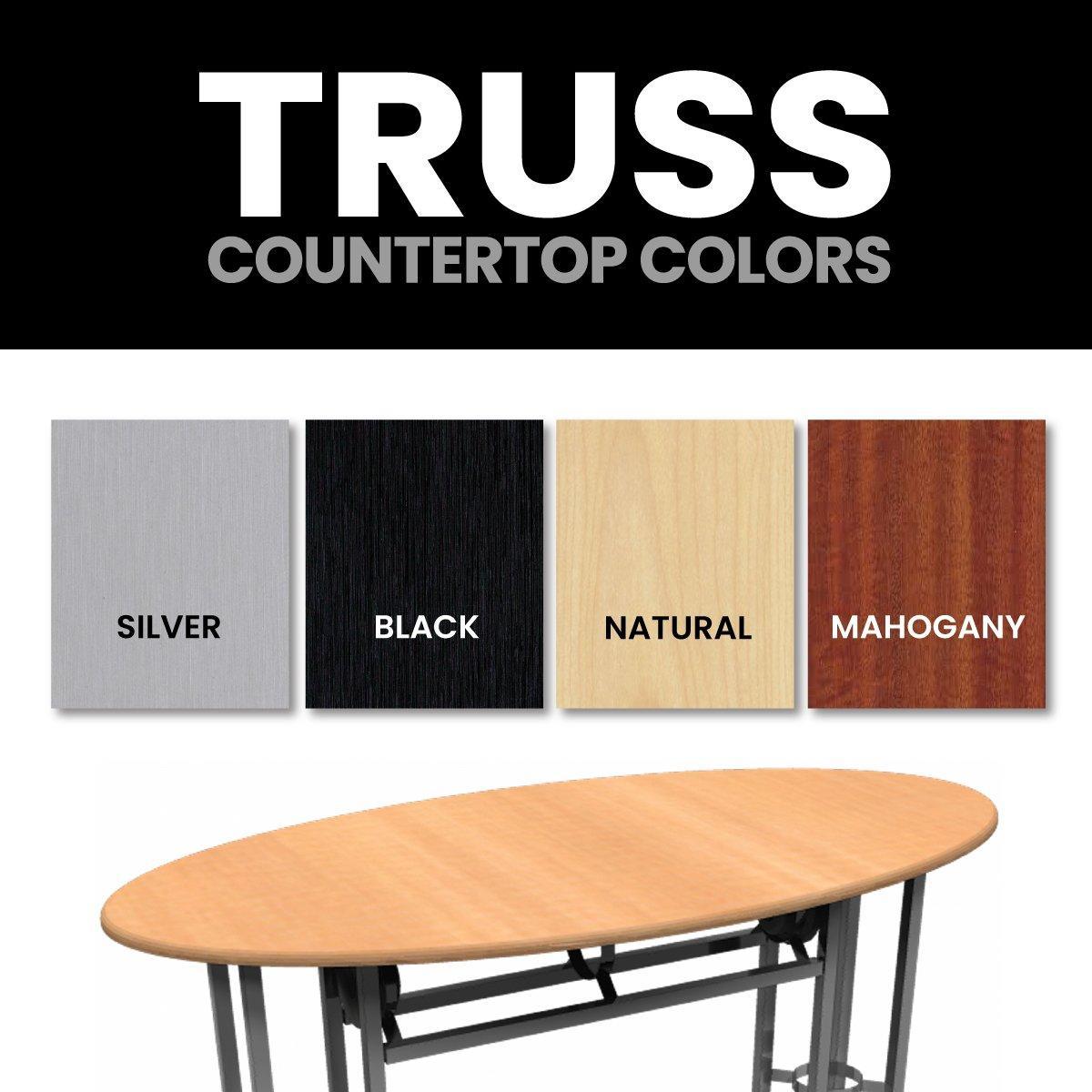 Orbital Oval Truss Counter - TradeShowPlus