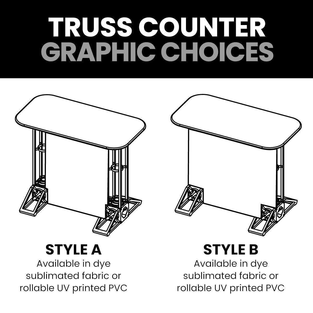 Orbital Oval Truss Counter - TradeShowPlus