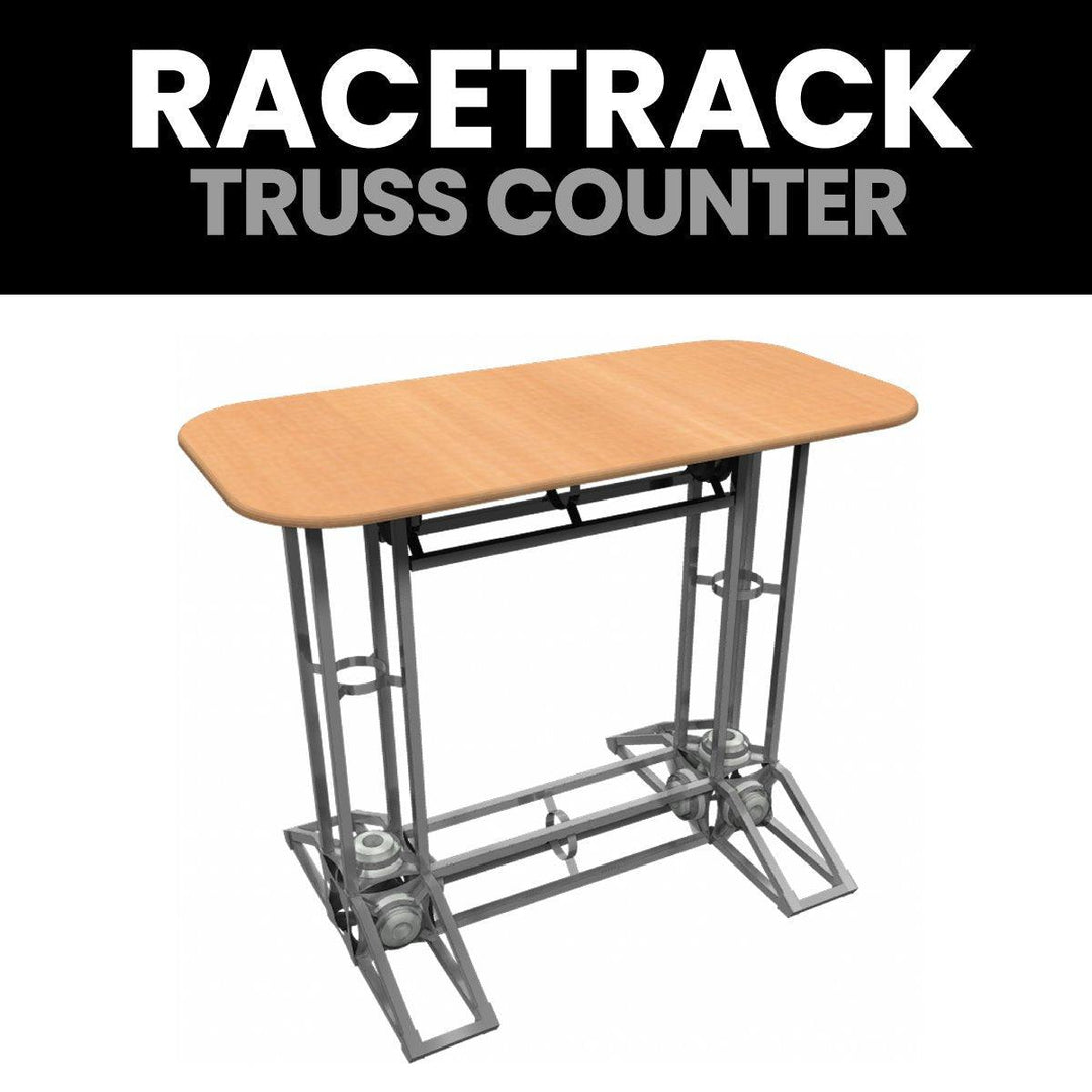 Orbital Racetrack Truss Counter - TradeShowPlus