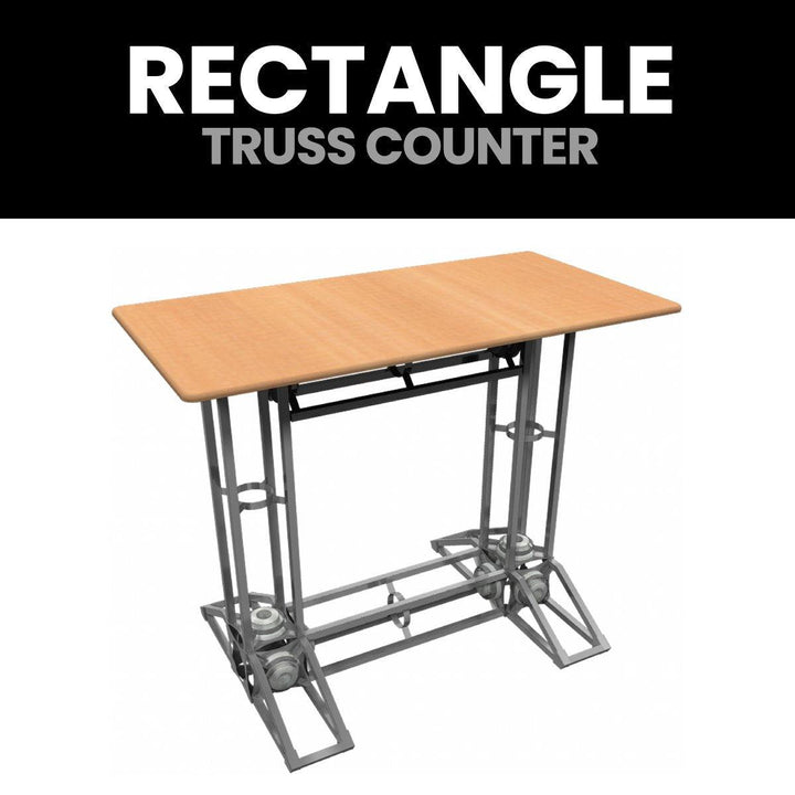 Orbital Rectangle Truss Counter - TradeShowPlus