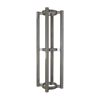 Modular truss section for trade show and exhibition booth construction