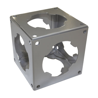 Metal 6-way truss junction connector for trade shows and exhibition event setups