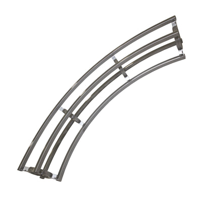 Curved structural truss section ideal for trade show booths and exhibition setups