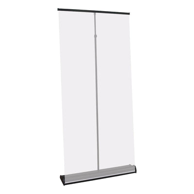 Retractable banner stand display for trade shows, exhibitions, and special event marketing