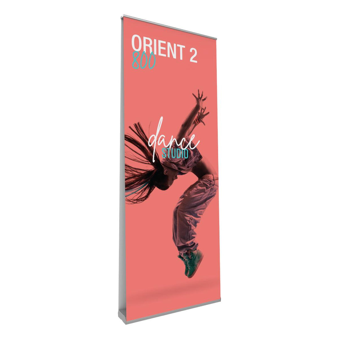 Orient 800 Double Sided Banner Stand (Graphics Only) - TradeShowPlus