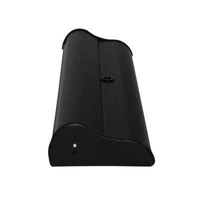 Portable banner stand base designed for trade shows, exhibitions, and special event displays