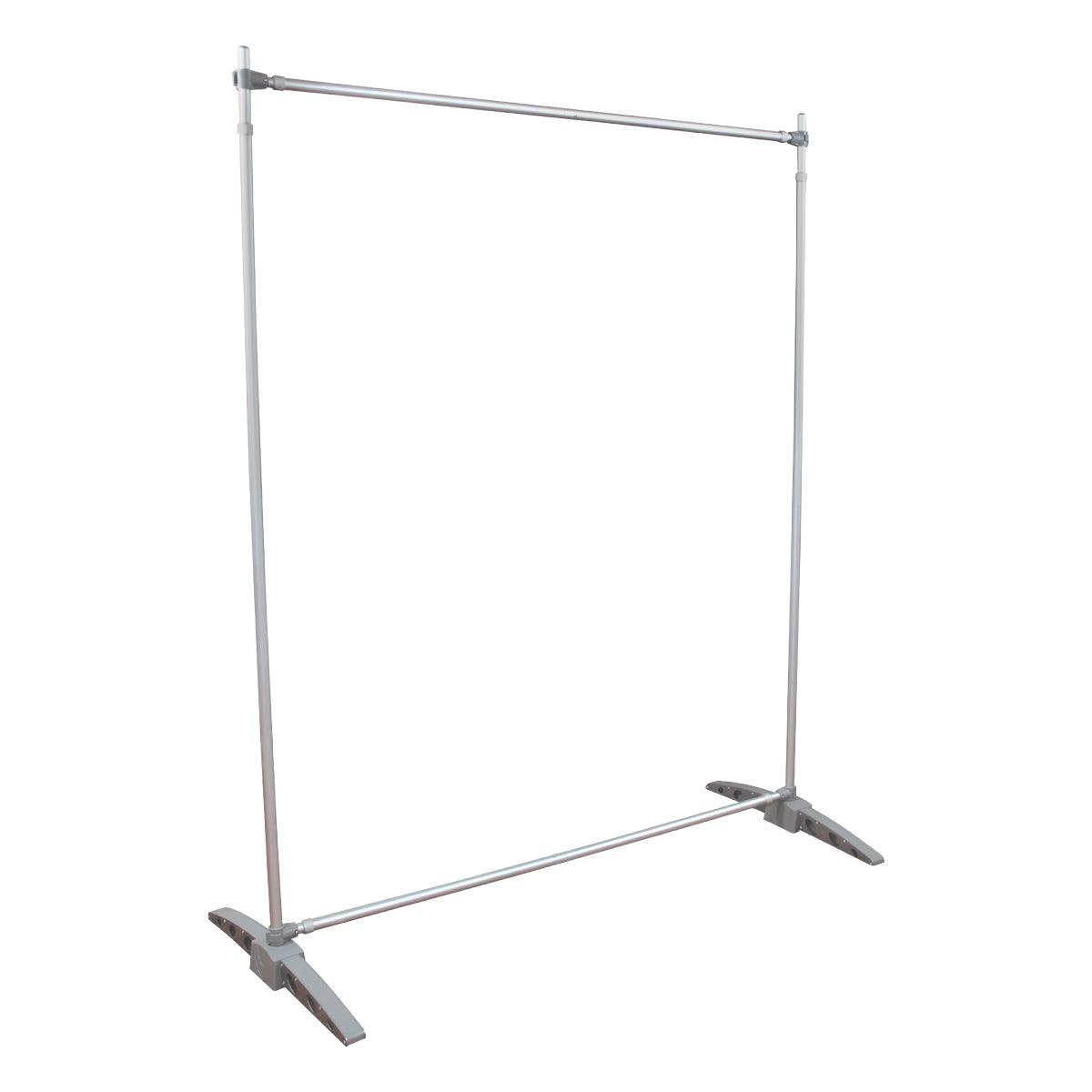 Adjustable frame banner stand designed for trade shows, exhibitions, and special event displays