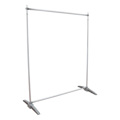 Adjustable frame banner stand designed for trade shows, exhibitions, and special event displays