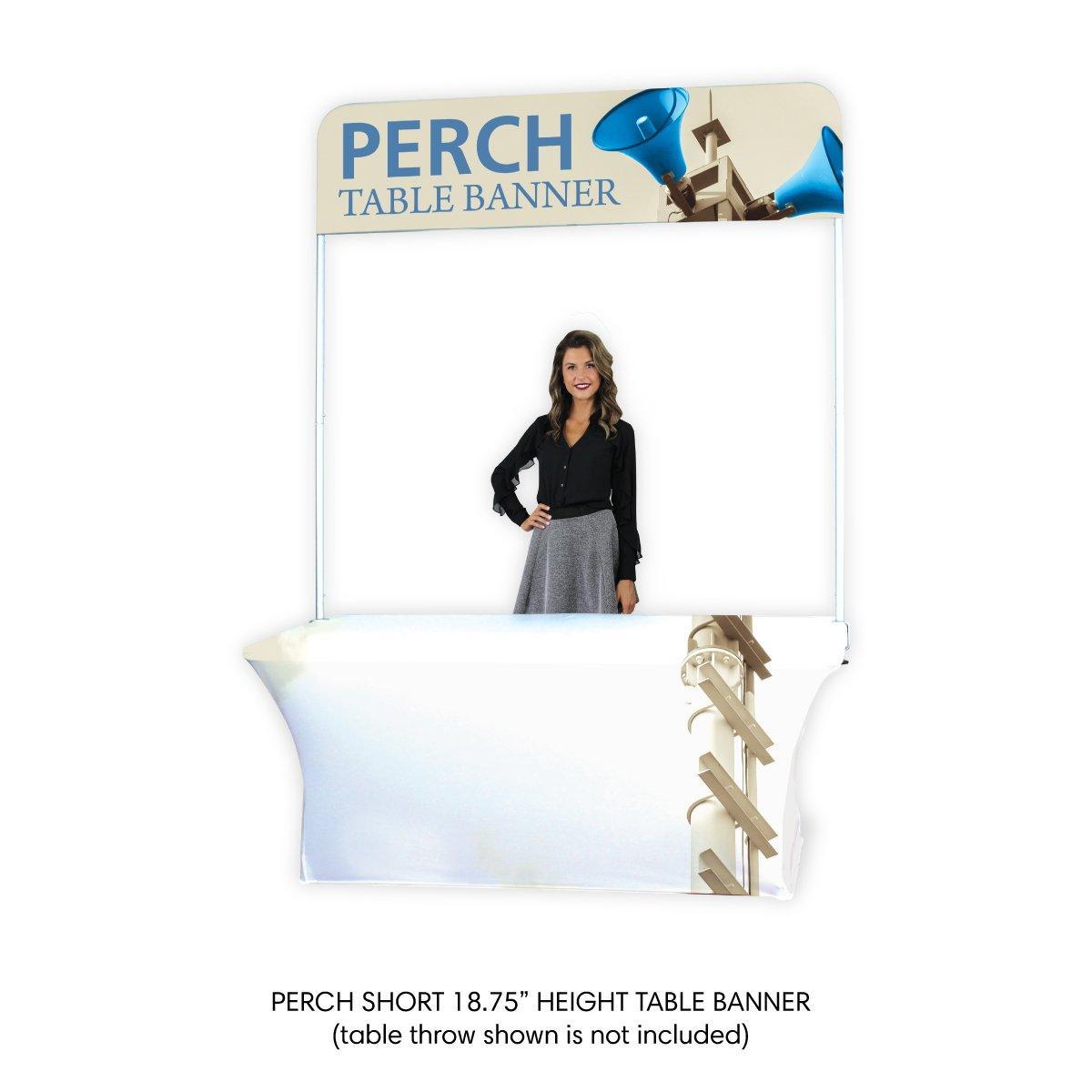 Perch 6ft Table Banner Display - TradeShowPlus