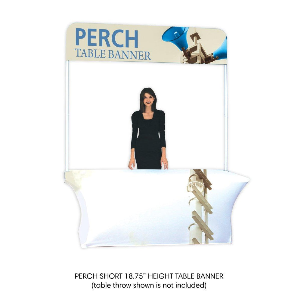 Perch 8ft Table Banner Display - TradeShowPlus