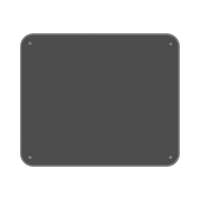 Rectangular panel with rounded corners and four screws, suitable for trade show displays and event setups