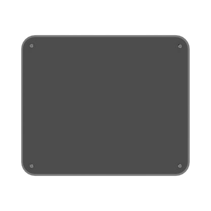 Rectangular panel with rounded corners and four screws, suitable for trade show displays and event setups