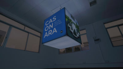 Casonara 3.5ft Hanging Light Box 100L Display