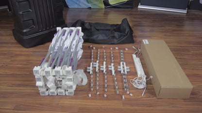 Hopup 8ft Backlit Straight Tension Fabric Display Kit