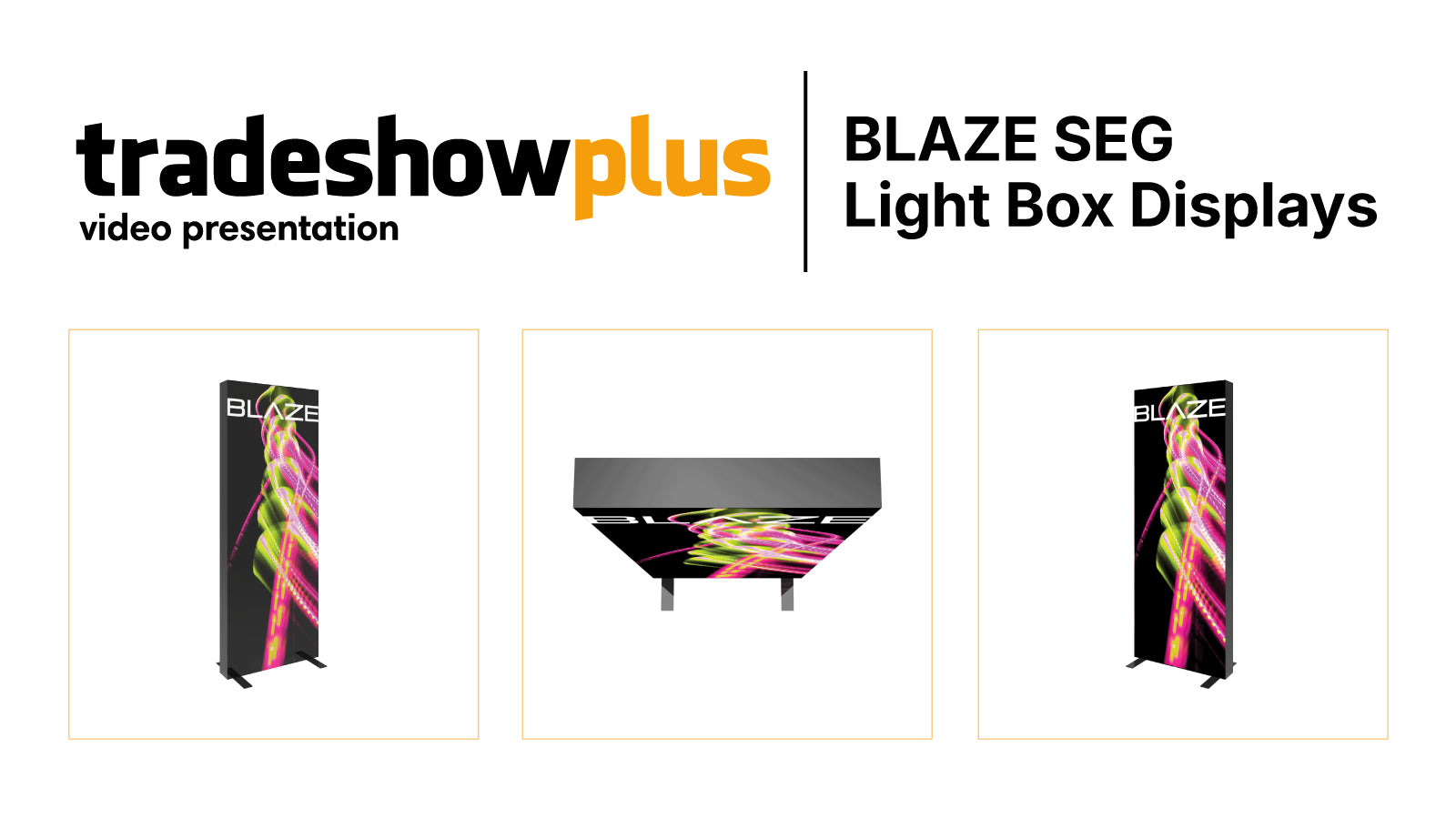 Load video: Blaze SEG Light Box Displays