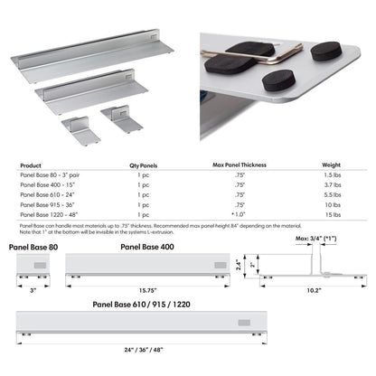 Rigid Sign Panel Base - TradeShowPlus