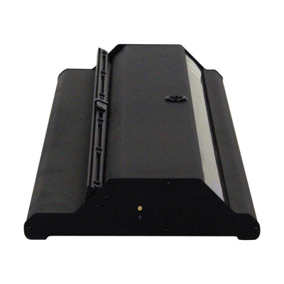 Retracted roll-up banner stand base for trade shows, exhibitions, and special events display