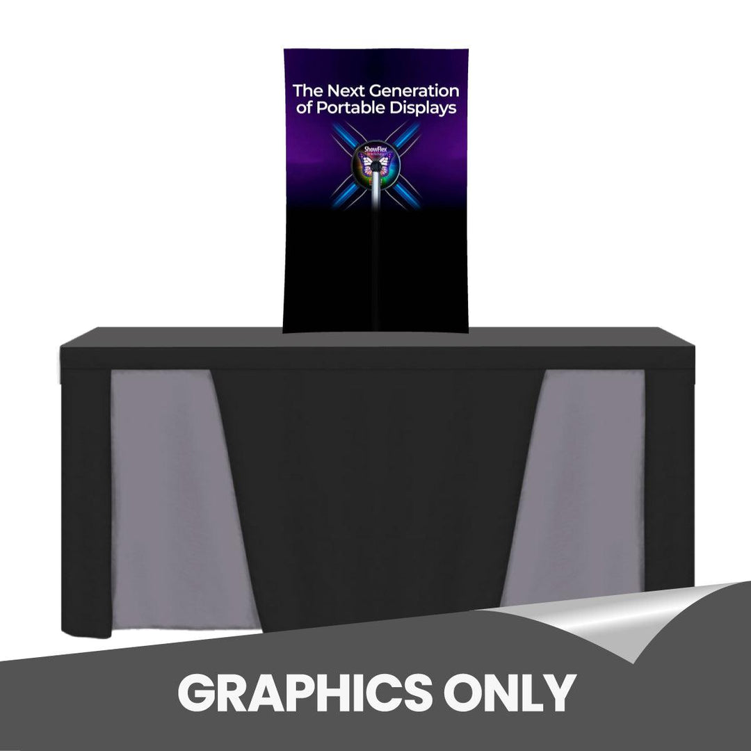 ShowFlex A3 Tabletop Display (Graphic Only) - TradeShowPlus