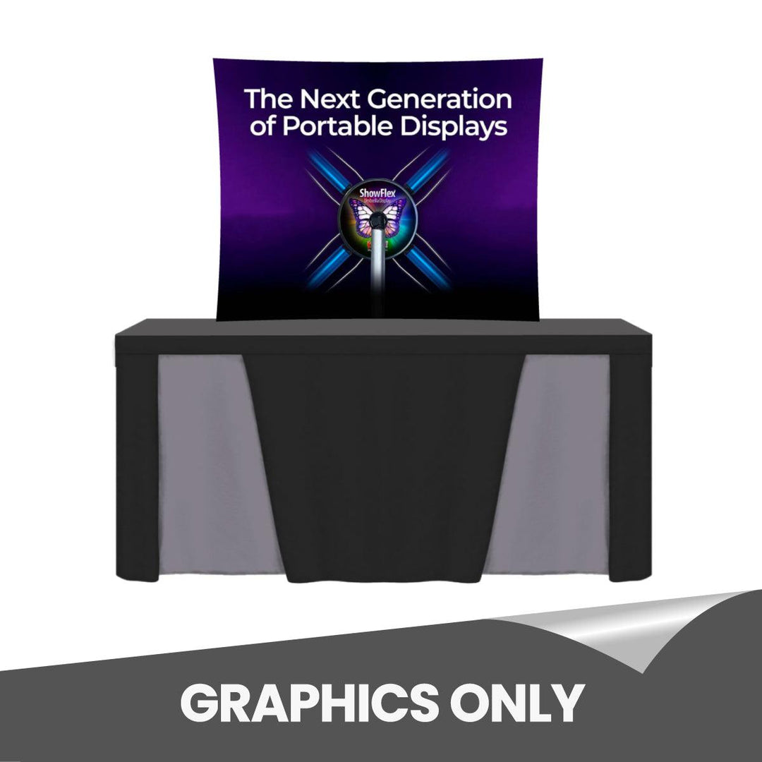 ShowFlex B1 Tabletop Display (Graphic Only) - TradeShowPlus