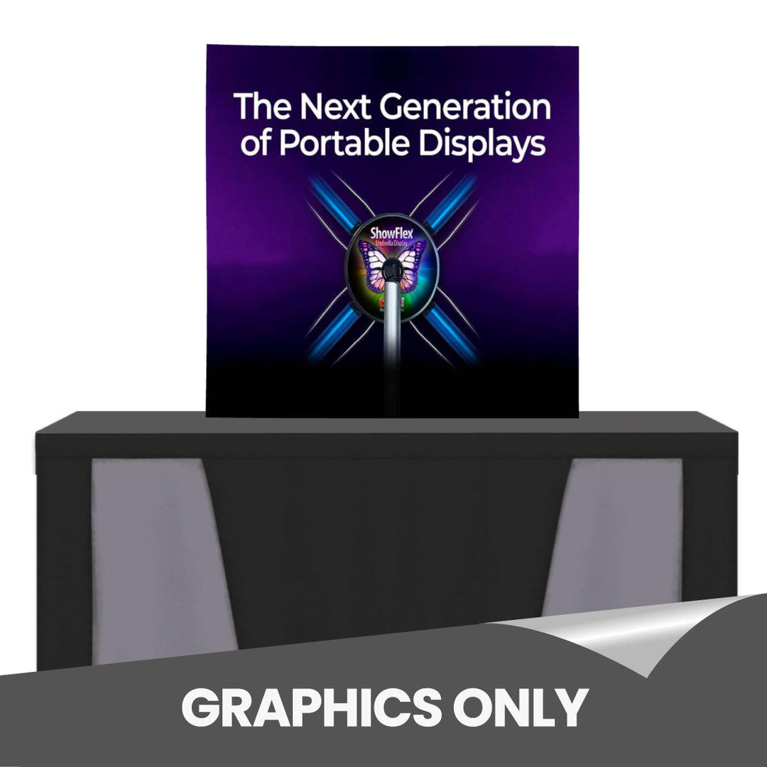 ShowFlex B2 Tabletop Display (Graphic Only) - TradeShowPlus