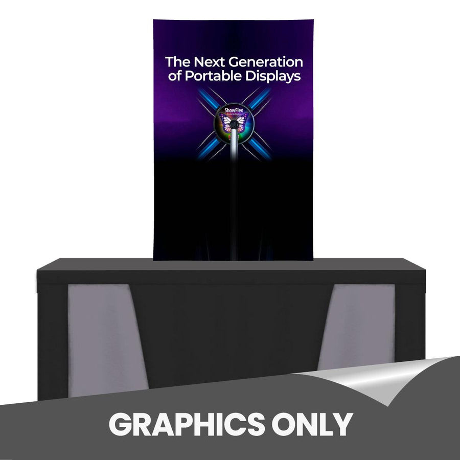 ShowFlex B3 Tabletop Display (Graphic Only) - TradeShowPlus