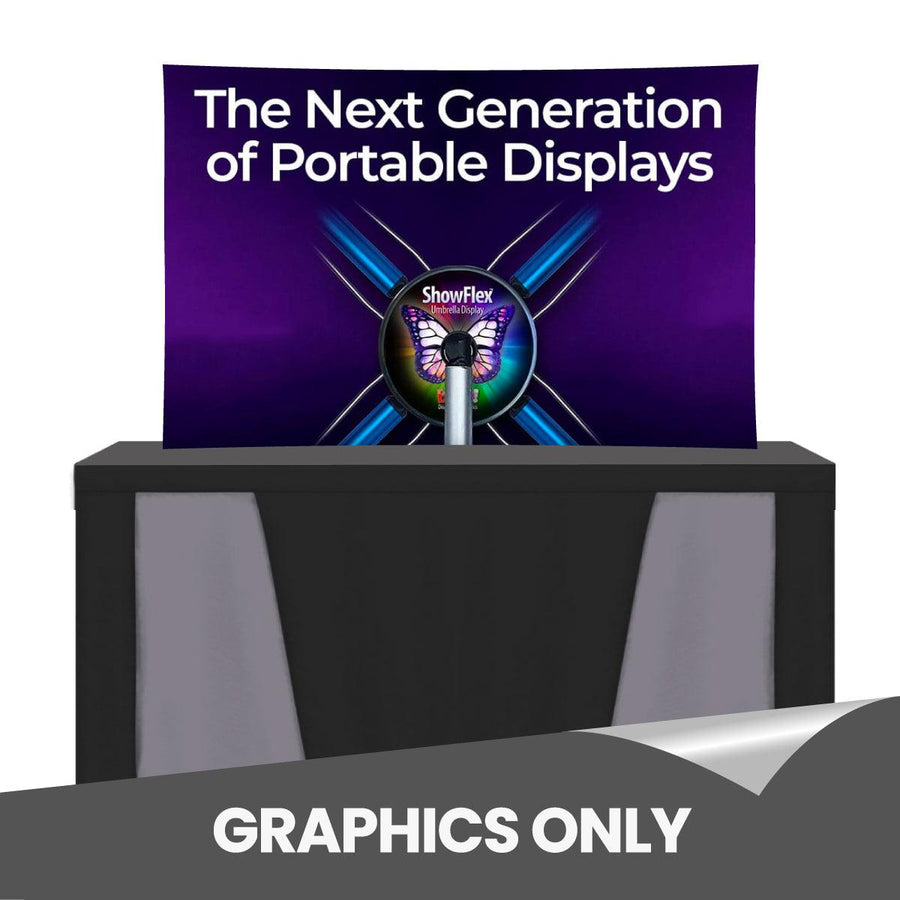 ShowFlex C1 Tabletop Display (Graphic Only) - TradeShowPlus