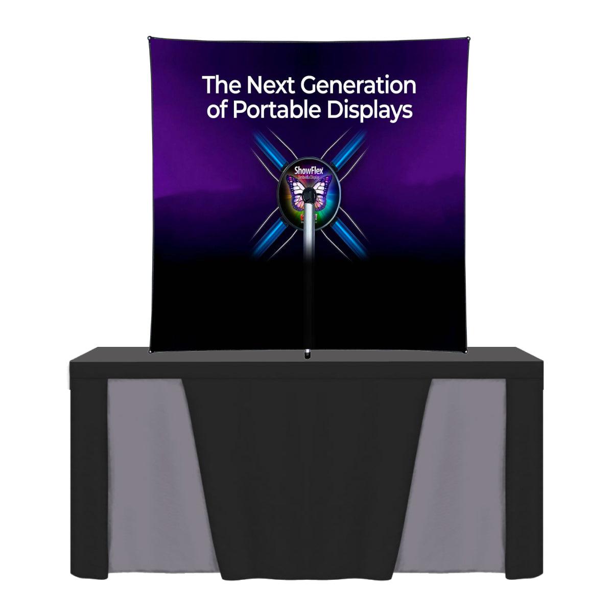 ShowFlex C2 Tabletop Display (48"w x 48"h) - TradeShowPlus