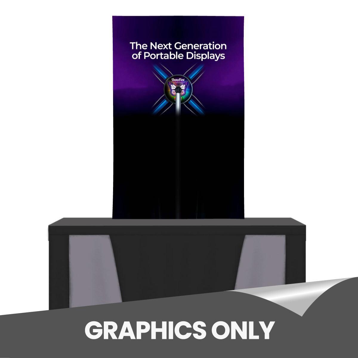 ShowFlex C3 Tabletop Display (Graphic Only) - TradeShowPlus