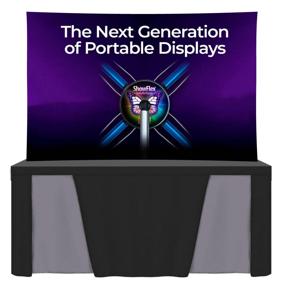 ShowFlex E1 Tabletop Display (70"w x 46"h) - TradeShowPlus