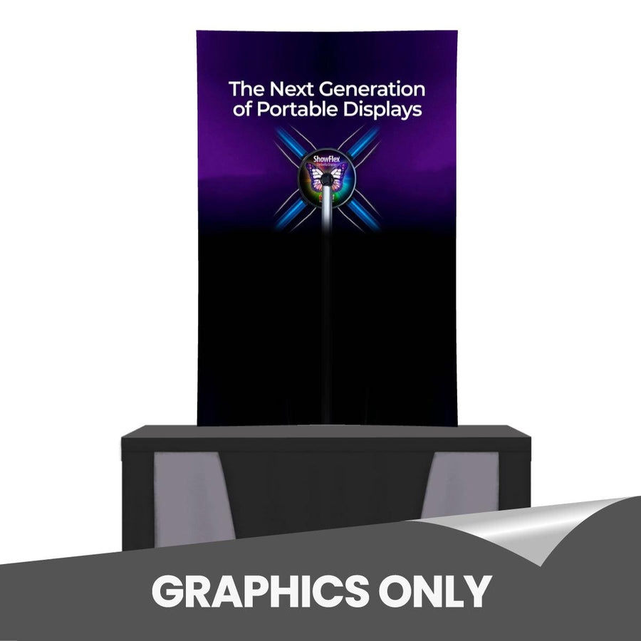 ShowFlex E3 Tabletop Display (Graphic Only) - TradeShowPlus