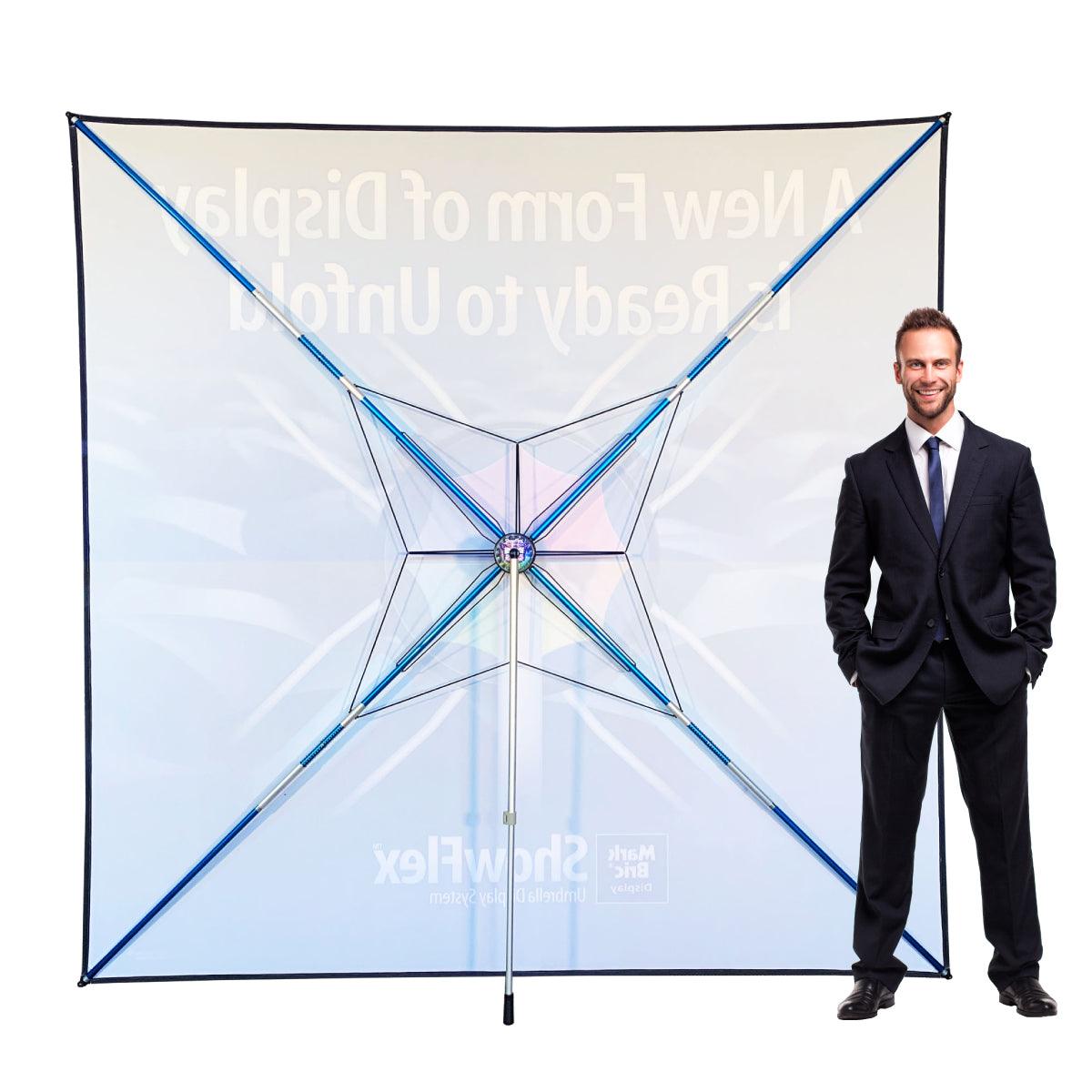 ShowFlex F2 Freestanding Display (92"w x 92"h) - TradeShowPlus