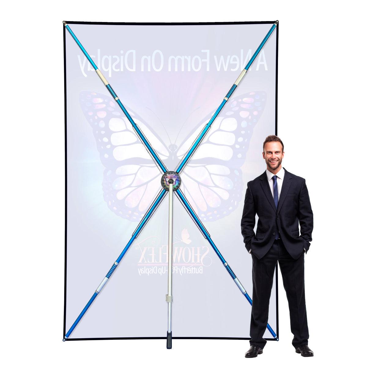 ShowFlex F3 Freestanding Display (72"w x 107"h) - TradeShowPlus