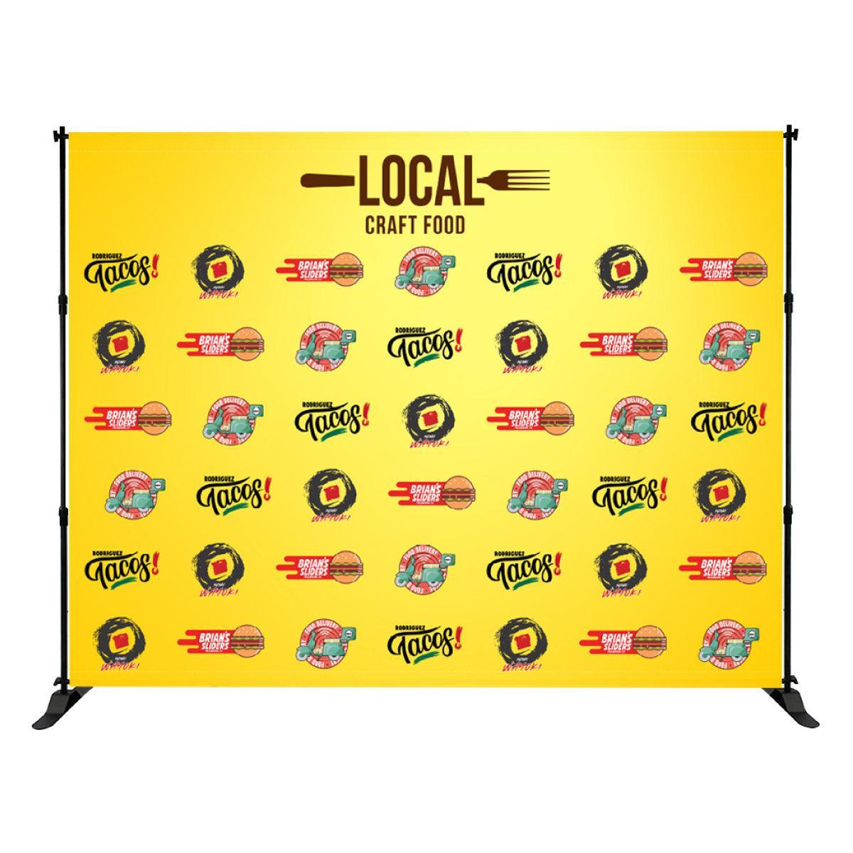 Slider 10ft Backwall Display - TradeShowPlus