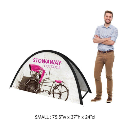 Stowaway Outdoor Banner Display - TradeShowPlus