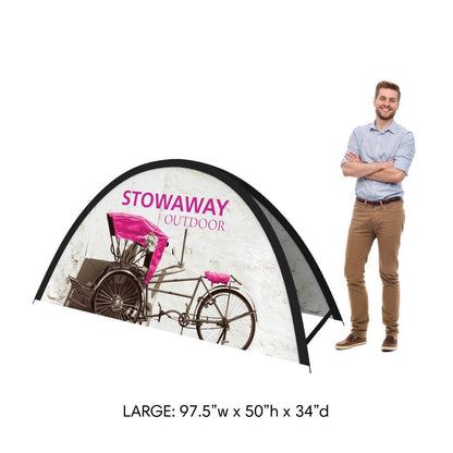 Stowaway Outdoor Banner Display - TradeShowPlus