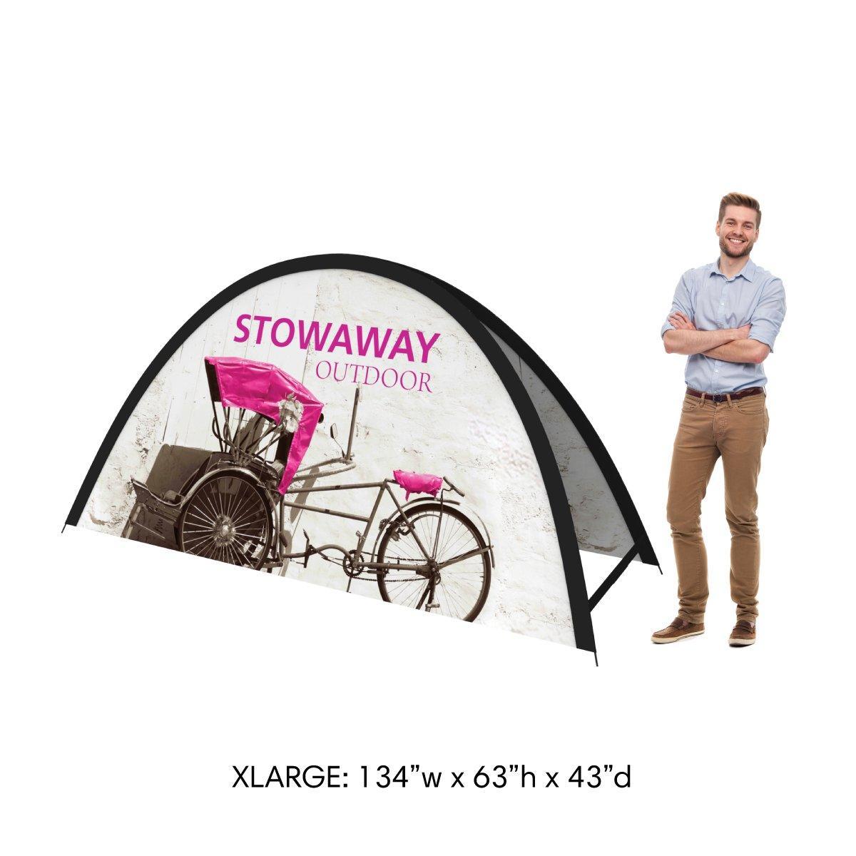 Stowaway Outdoor Banner Display - TradeShowPlus