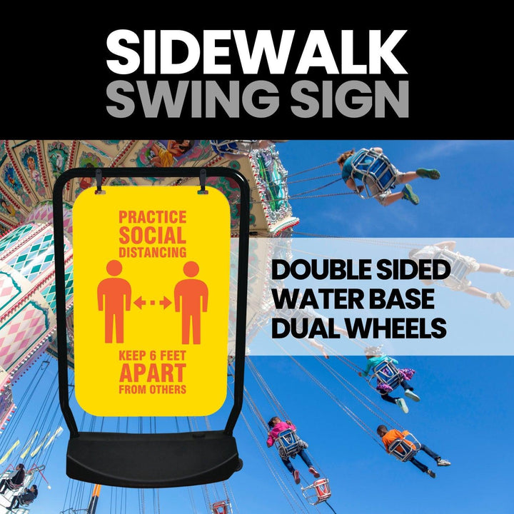 Swing Outdoor Sign Stand - TradeShowPlus