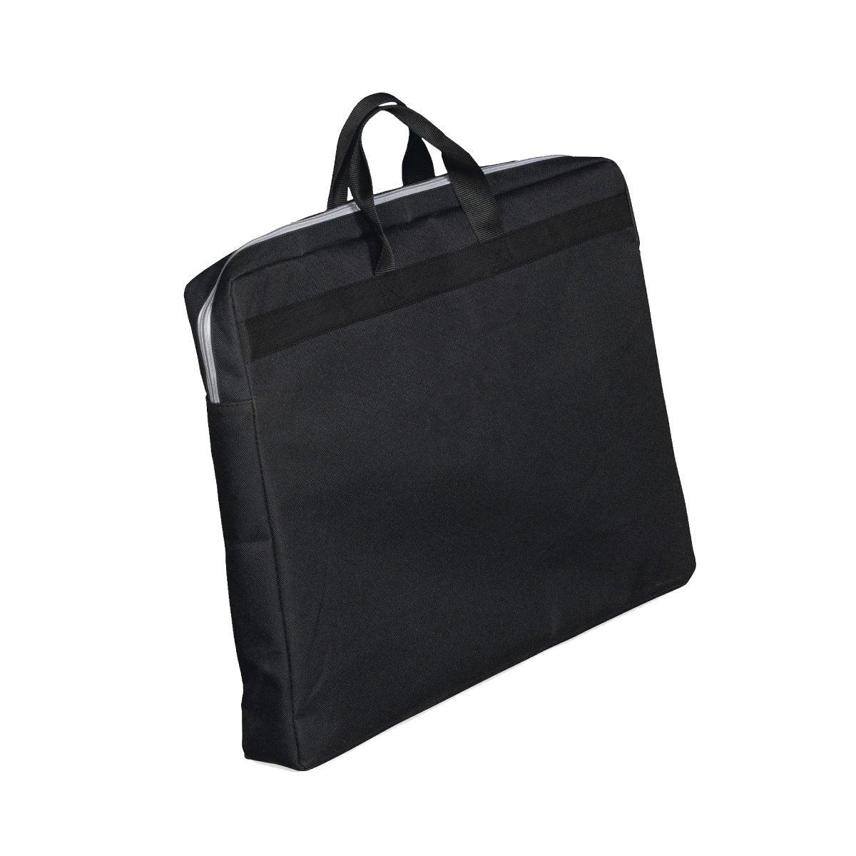 Portable carrying bag with handles designed for trade show displays and exhibition materials