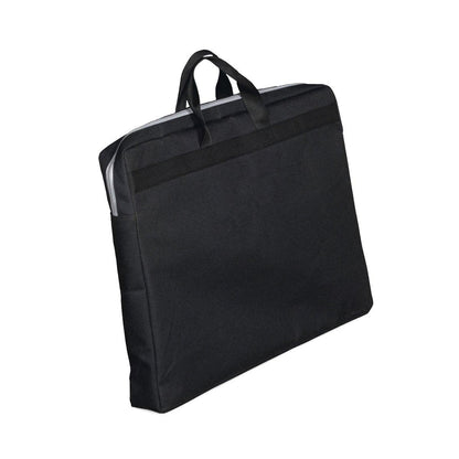 Portable carrying bag with handles designed for trade show displays and exhibition materials